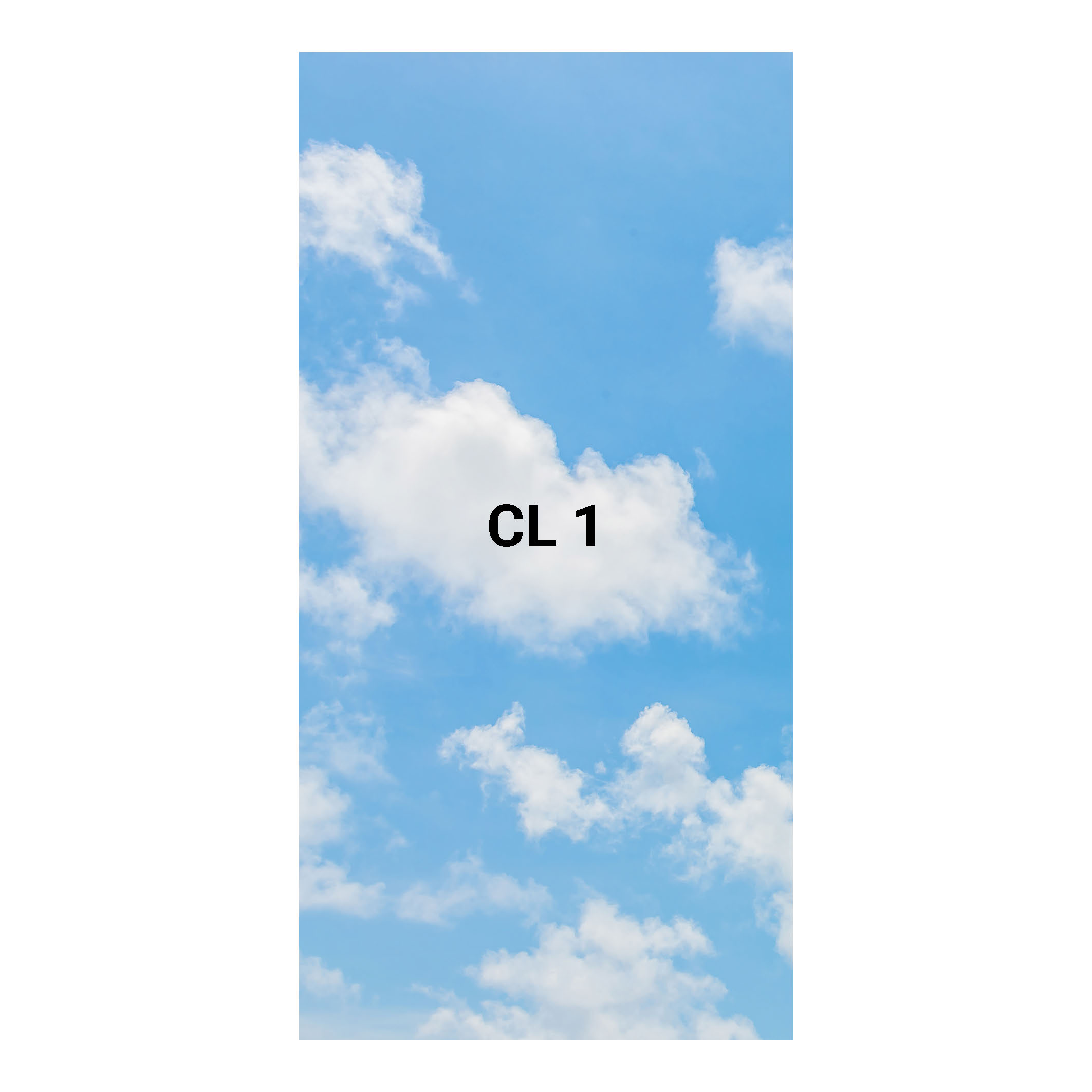 Background Foto Alas Foto Motif Awan Langit Biru Ukuran 100x50 - CL1