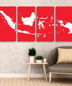 Hiasan Dinding Peta Indonesia