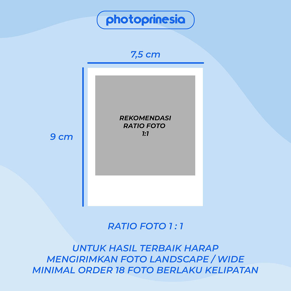 Cetak Foto Instan Square Ukuran 7.5x9 - Gambar 3