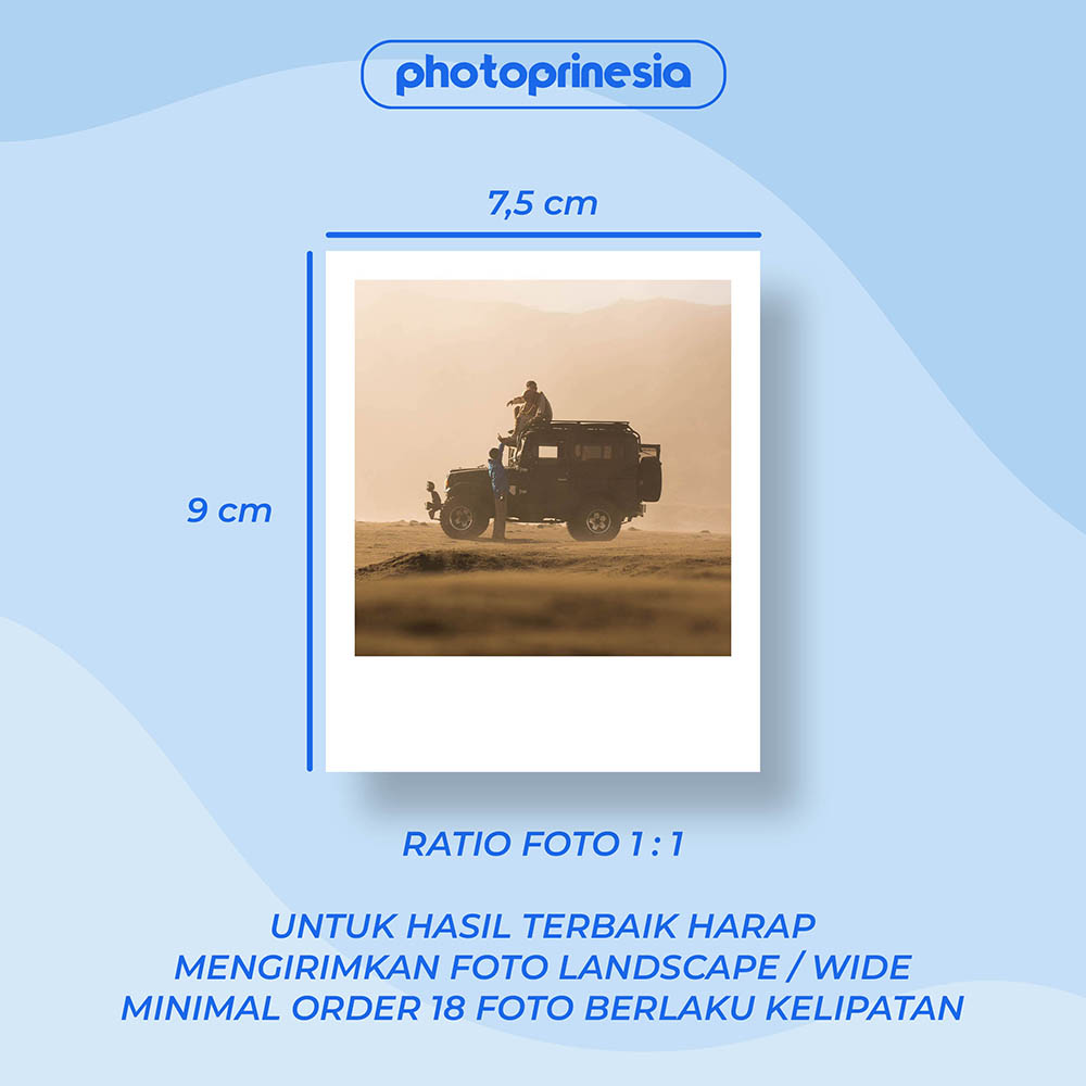 Cetak Foto Instan Square Ukuran 7.5x9 - Gambar 2