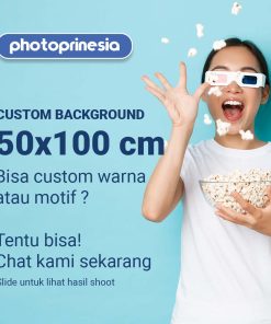 Background Foto / Backdrop Foto Custom Warna & Motif Ukuran 50x100